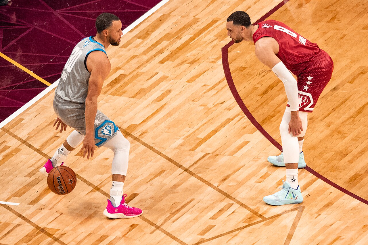 Stephen Curry during the 2022 NBA All-Star Weekend